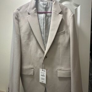Men's Cream/Tan Blazer